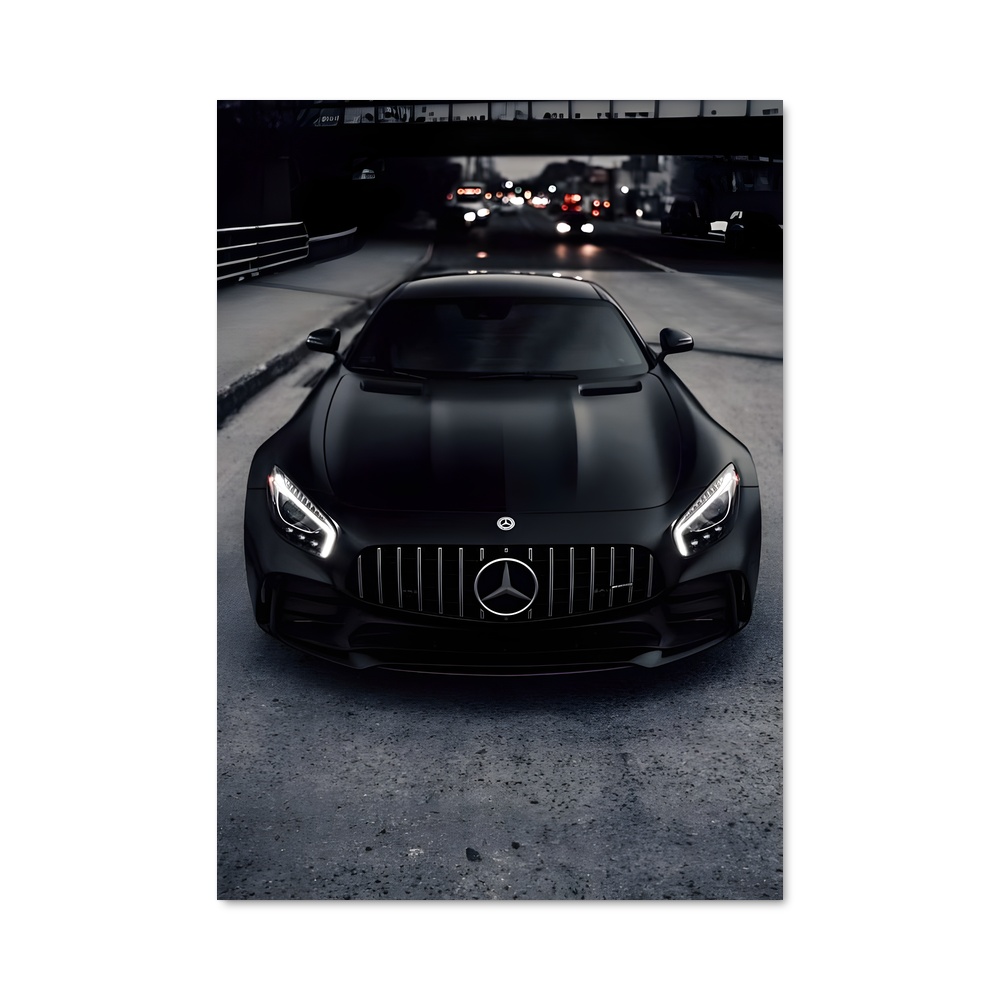 Poster magnifique Sls amg gt